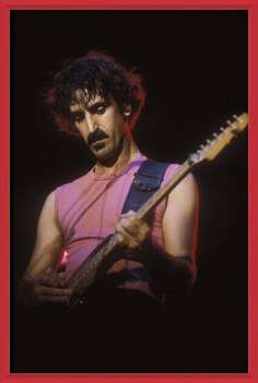 Плакат Portrait of rock musician Frank Zappa, 1982