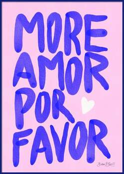 Плакат More Amor Por Favor