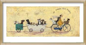 Sam Toft - The Doggie Taxi Service Картина