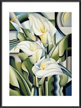 Плакат Cubist Lilies
