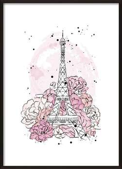 Плакат Peony paris