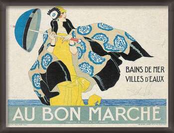 Плакат Au Bon Marché (Art Nouveau Vintage)