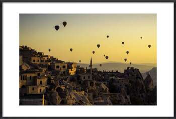Плакат Sunrise over Cappadocia