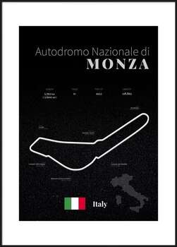 Плакат Monza racetrack